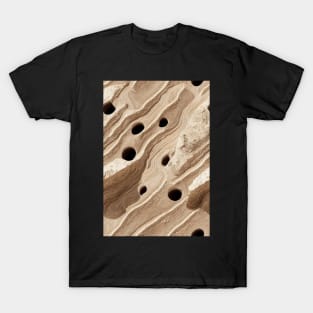 Travertine Stone Pattern Texture #10 T-Shirt